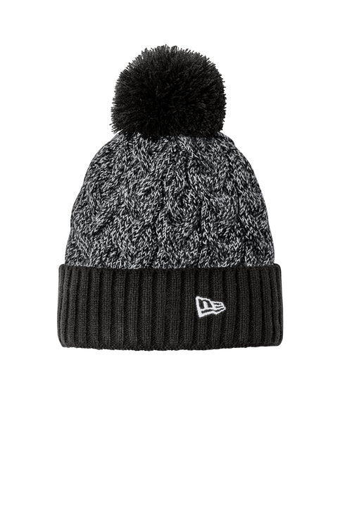 New Era® Marled Knit Pom Beanie